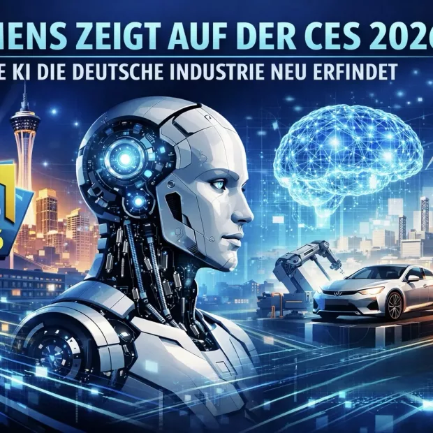 Siemens zeigt auf der CES 2026, wie KI die deutsche Industrie neu erfindet