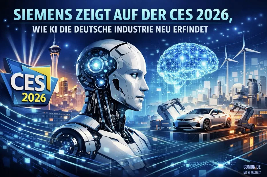 Siemens zeigt auf der CES 2026, wie KI die deutsche Industrie neu erfindet